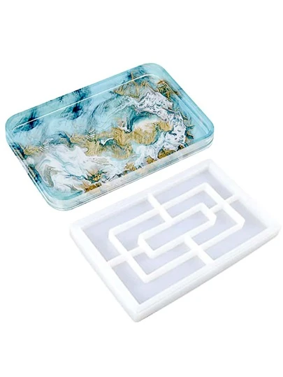 1入組幾何形狀DIY矽膠模具