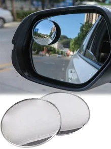 2pcs Car Blind Spot Mirror - White - View 4