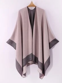 Two Tone Shawl - Multicolor - View 1