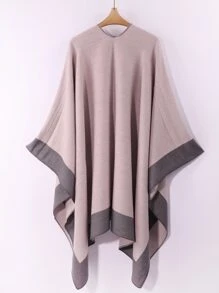 Two Tone Shawl - Multicolor - View 2