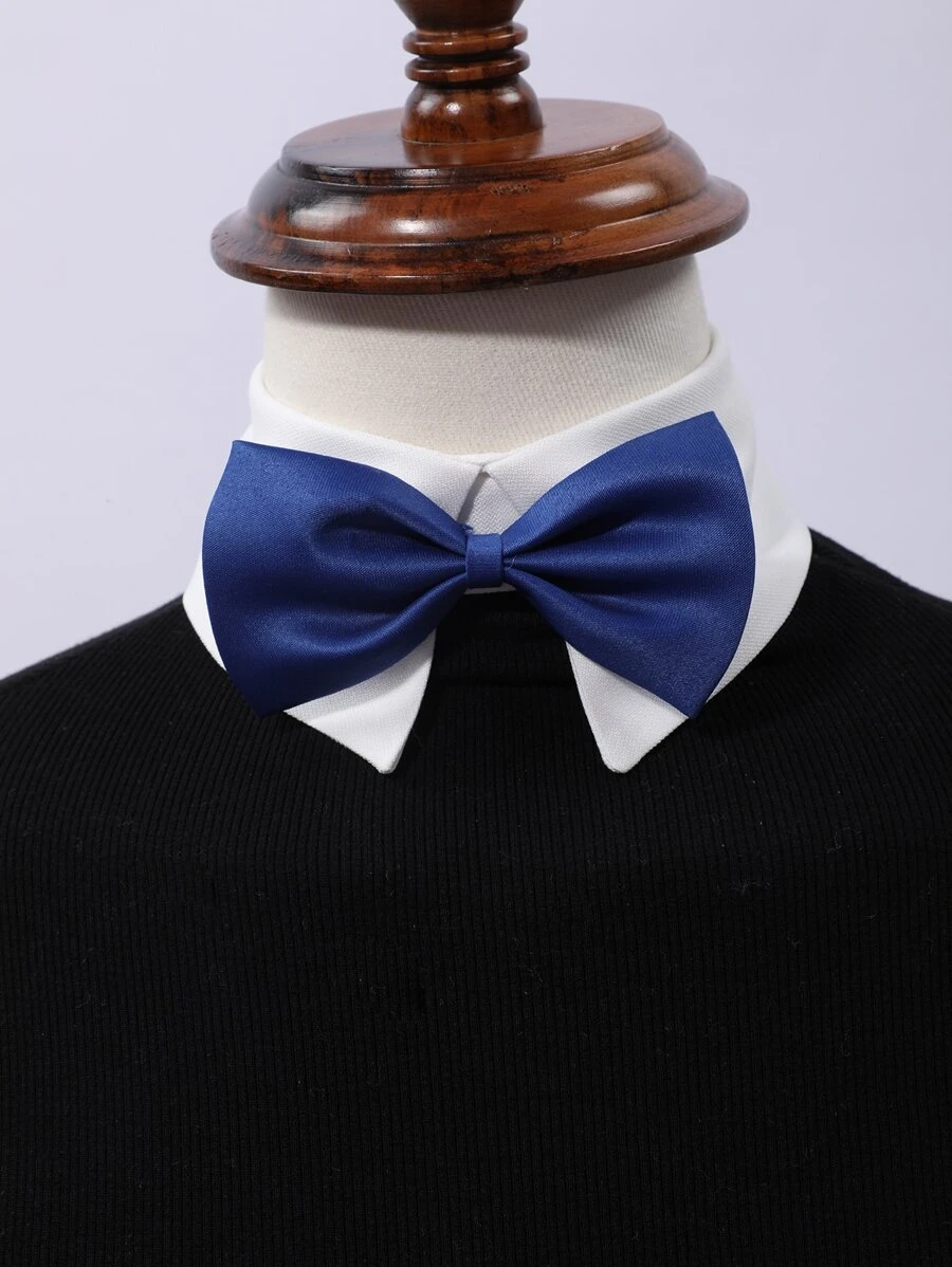 Solid Bow Tie - Royal Blue - View 1