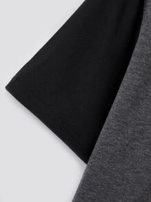 Manfinity Homme Áo thun nam tay ngắn họa tiết hoa hai tông màu, túi vá nhiều màu, thường ngày, đi chơi, cho bạn bè - Nhiều màu - Xem 3