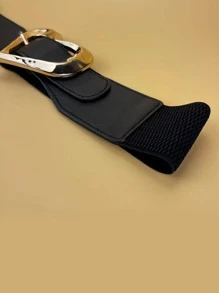 1 Thắt lưng nữ khóa trái tim thời trang, dùng để trang trí quần áo - màu đen - Xem 6