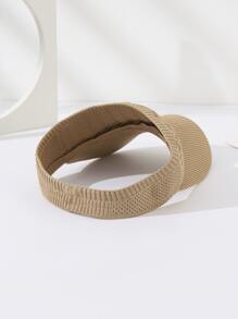 1pc Khaki Unisex Breathable Sun Protection Cap For Outdoor Activities, Four Seasons