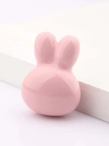 1 Stück Schubladenknopf mit Hase Design - Babypink - Übersicht 1