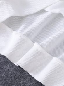 Girls Floral & Slogan Graphic Hoodie - White - View 4