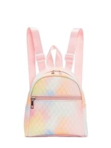 1pc Mini Cute Candy Color Kids Backpack, Suitable For Girls, Elementary/Middle School Students, Travel, School, Holiday Gift, Daily Use - Multicolor - View 1
