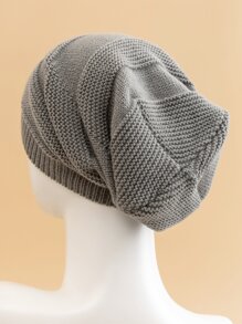 JZML 男士纯色宽松便帽休闲秋季装 - 淺灰色 - 查看 2