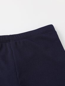 Boys Striped Beach Swimsuit - Blue and White - View 4