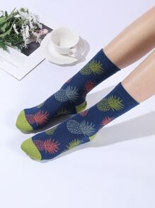 Vớ phi hành đoàn họa tiết trái cây - Nhiều màu - Xem 1