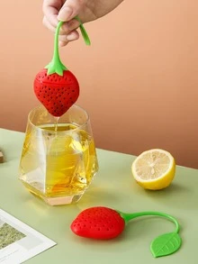 1入組草莓設計濾茶器