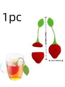 1入組草莓設計濾茶器