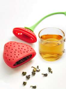 1入組草莓設計濾茶器