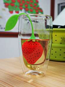 1入組草莓設計濾茶器