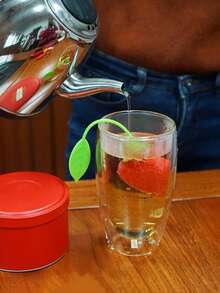 1入組草莓設計濾茶器