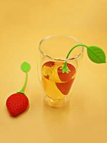 1入組草莓設計濾茶器