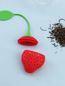 1入組草莓設計濾茶器