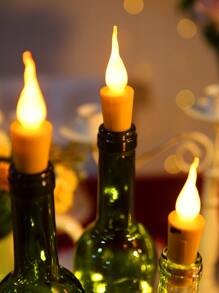 1 个蜡烛瓶 2 米串灯，蜡烛灯头，家居装饰装饰灯