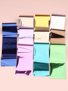 FULL BEAUTY 10張/盒 鏡面金屬轉印紙（不沾黏） - 彩色 - 查看 7