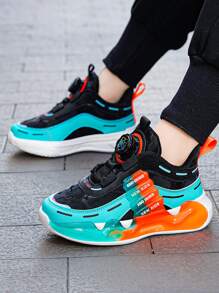 Niños Zapatos de atletismo con estampado de letra - Multicolor - Ver 2