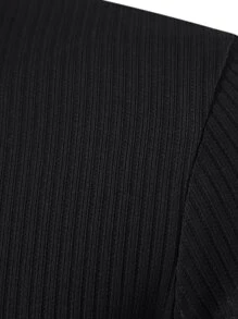 Manfinity Áo sơ mi Nam Nút phía trước màu trơn Giải trí - màu đen - Xem 7