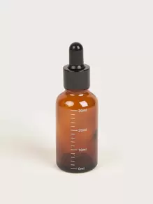 1入組30毫升空玻璃瓶1盎司精油滴管瓶血清瓶滴瓶容器移液瓶小瓶，旅行可補充的瓶子旅行大小空容器，客廳家居臥室浴室房屋裝飾，旅遊用品 - 棕色 - 查看 1