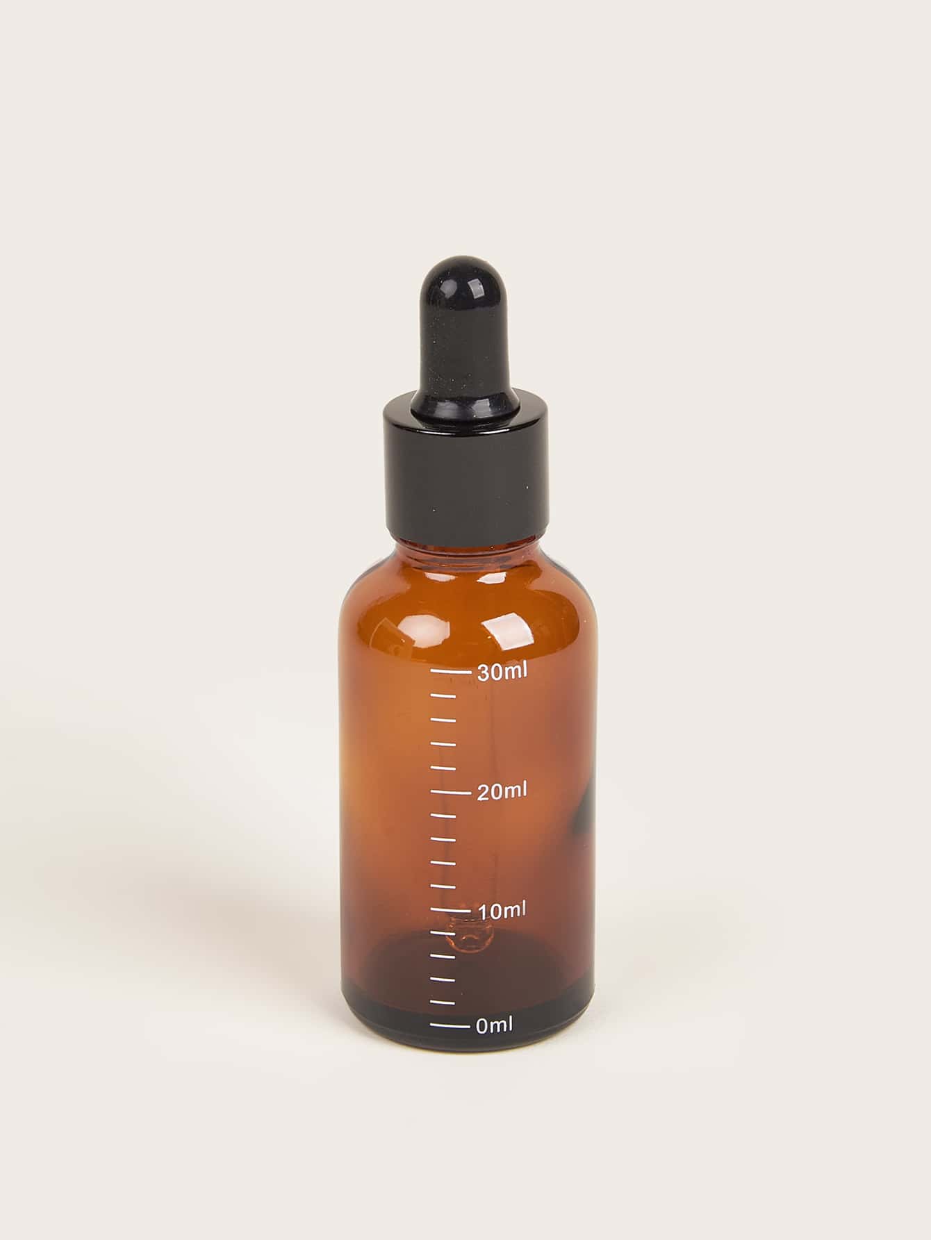 1入組30毫升空玻璃瓶1盎司精油滴管瓶血清瓶滴瓶容器移液瓶小瓶，旅行可補充的瓶子旅行大小空容器，客廳家居臥室浴室房屋裝飾，旅遊用品 - 棕色 - 查看 1