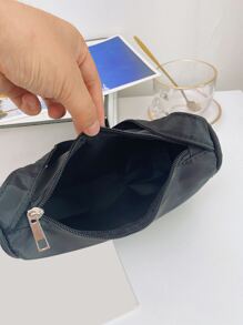 極簡風格流浪包 - 黑色 - 查看 4