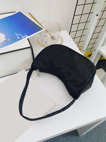 極簡風格流浪包 - 黑色 - 查看 7