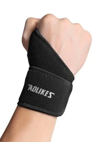 AOLIKES 1 pieza Brazalete de protección de muñeca - Negro - Ver 1