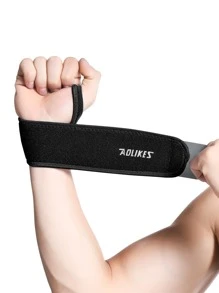 AOLIKES 1 pieza Brazalete de protección de muñeca - Negro - Ver 3