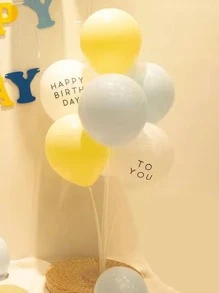 23入組塑膠小氣球塑形竿 - 無色 - 查看 2