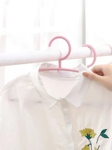 10 piezas Percha de plástico - Rosa - Ver 6