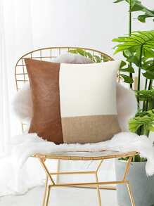 1入組撞色印花枕套不附帶內芯 - 彩色 - 查看 7