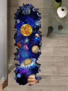 1pc Planet Pattern Wall Sticker - Multicolor - View 4