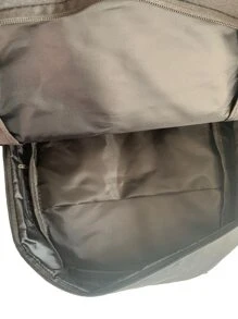 字母圖案充電口設計功能背包書包書包適用於學校戶外便攜,輕便,筆記本電腦格