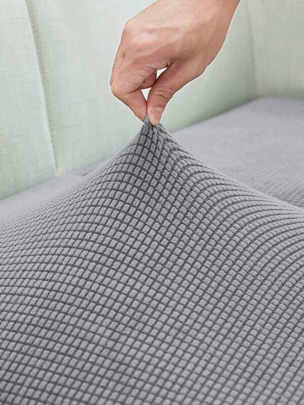 1pc Solid Stretchy Sofa Seat Cover SHEIN USA