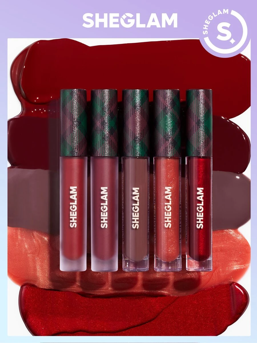 SHEGLAM Glitter em Gel Starfall Coleção Enchanted Deco-Dance Conjunto - Screen Scarlet - Multicolorido - Visão 1