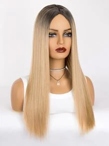 Peluca sintética largo recto - Multicolor - Ver 5