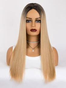 Peluca sintética largo recto - Multicolor - Ver 6