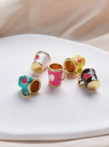 5pcs Cup DIY Pendant - Multicolor - View 2