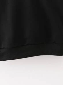 Boys Letter Graphic Colourblock Drop Shoulder Hoodie - Multicolor - View 5