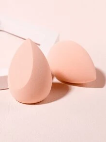 Bộ 2 miếng bọt biển trang điểm khô và ướt, với miếng bọt biển cắt nhỏ, mềm & mịn, lý tưởng để sử dụng hàng ngày hoặc đi du lịch, thích hợp cho mọi loại da, hoàn hảo để trang điểm và pha trộn để có một vẻ ngoài hoàn hảo - Màu be - Xem 5