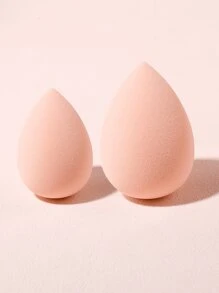 Bộ 2 miếng bọt biển trang điểm khô và ướt, với miếng bọt biển cắt nhỏ, mềm & mịn, lý tưởng để sử dụng hàng ngày hoặc đi du lịch, thích hợp cho mọi loại da, hoàn hảo để trang điểm và pha trộn để có một vẻ ngoài hoàn hảo - Màu be - Xem 8