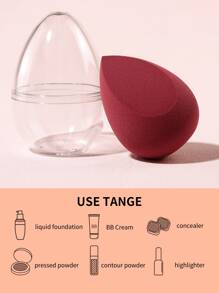 1 miếng mút trang điểm có hộp đựng, 2 bộ bông phấn, bộ hộp đựng đồ trang điểm Beauty Eggs + hộp đựng đồ trang điểm, bông mút trang điểm di động Trang điểm hàng ngày, Trang điểm, Giá rẻ, Trang trí phòng, Bàn trang điểm, Du lịch, Phòng ngủ, Phụ kiện trang điểm, bông phấn, Máy tán trang điểm, bông phấn, bông mút trang điểm, Giá rẻ, Đồ nhét tất, Trang điểm, Dụng cụ trang điểm, Đồ giá rẻ, Quà tặng, Quà tặng cho phụ nữ, Quà tặng Giáng sinh - Màu Đỏ Sâu - Xem 9