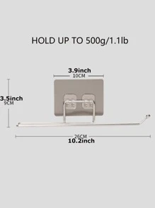 zhihaijunxiao1 1pc Punch-free Towel Bar - Multicolor - View 5