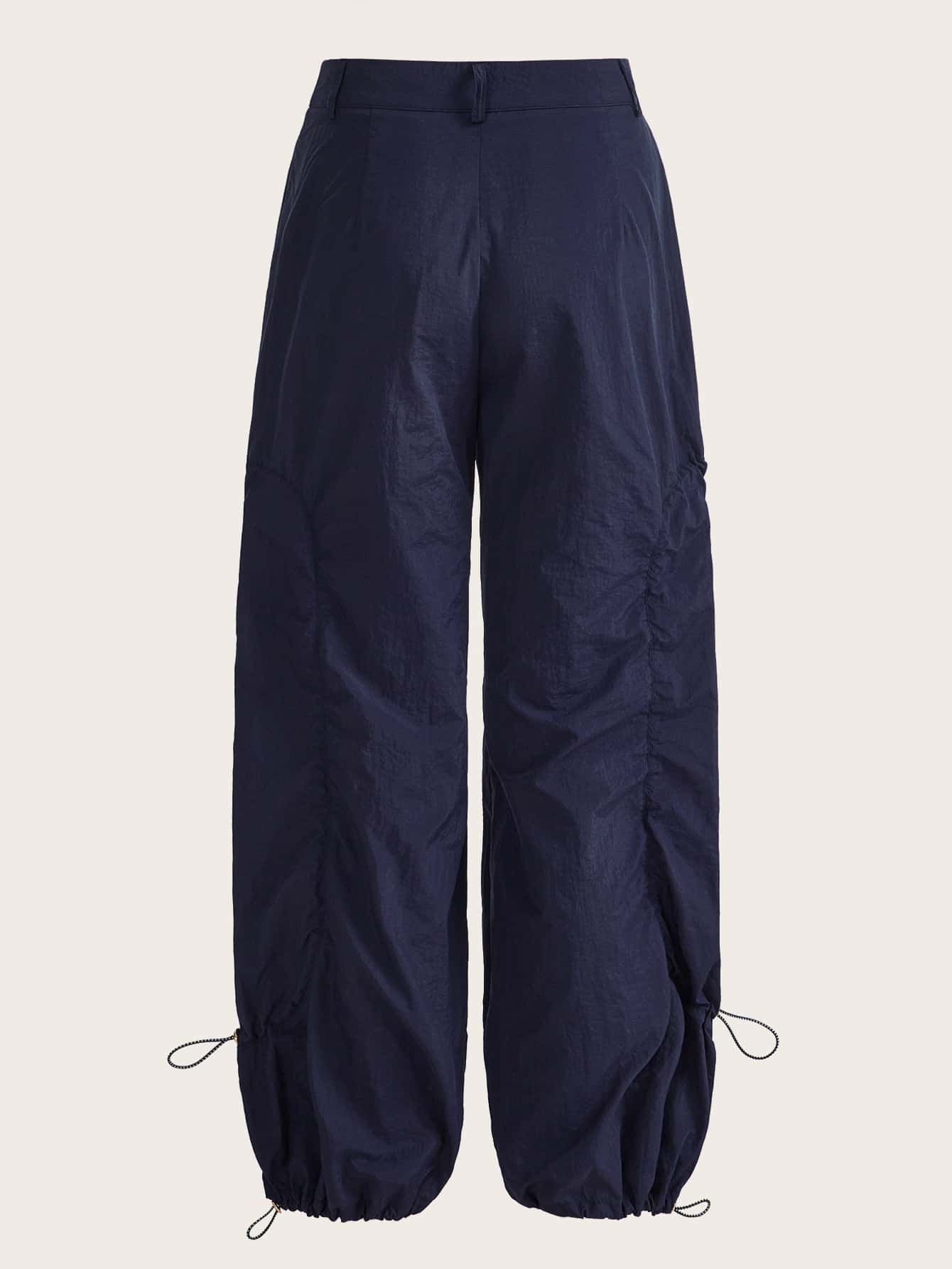 Grunge Gorpcore Zipper Fly Flap Pocket Cargo Pants