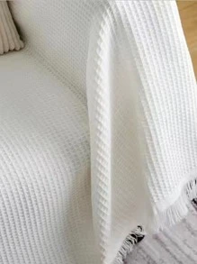 1 pièce Tapis de pique-nique d'extérieur minimaliste moderne à ton chaud, tapis de pelouse portable, tapis de sol de tente, nappe multifonctionnelle, tapis de camping-car, couverture de canapé, couverture, couverture de sieste, couvre-canapé réversible antidérapant à gaufres, 4 saisons universelle