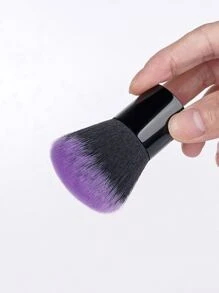 1pc Mushroom Design Powder Brush - Black - View 2