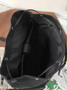 peach tree 多功能桃树大容量 PU 背包 圣诞男士包 度假旅行必备品 爸爸礼物 复古包 复古书包 旅行背包 运动包 笔记本电脑包 书包 趣味礼物包 男朋友礼物 黑色书包 书包，防水，笔记本电脑隔层，轻便，便携，商务休闲，男孩和男士，白领，非常适合返校，开学第一天，初中，高中